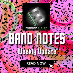 Band Notes Weekly Update Image with Music Notes